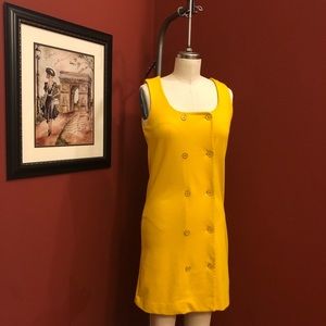 Banana Republic Mustard DB Button Down Dress